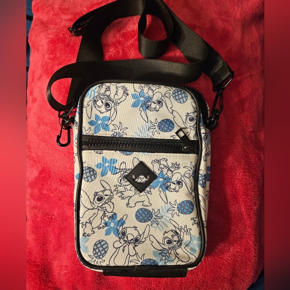 Disney Lilo And Stitch Crossbody‎ Bag Purse Tropical Bioworld